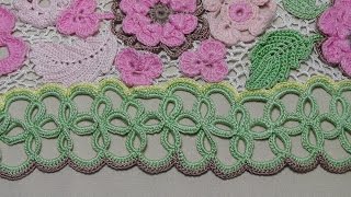 Ленточное кружево для подола платья. Обвязка низа платья- Crochet Lace