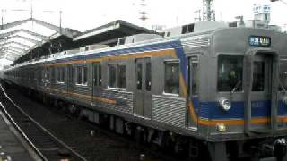 Nankai Railway 南海6200系6511F＋6000系6907F　準急行　なんば行き