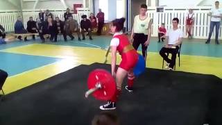 Бикмусева Аля  Тяга 120,0  Падение