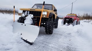 ОЧИСТКА ДОРОГИ ОТ СНЕГА ... Радиоуправляемый снегоуборщик ... RC snow plow