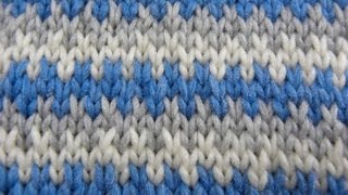 Stricken - Webmuster mit drei Farben