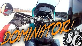 So soft suspension | Tested #3 | Honda NX 650 (Dominator)