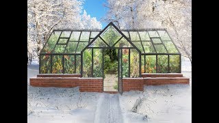 Теплица из стекла 8х4 метра