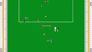 Koordination vor Torabschluss - Fußball Training