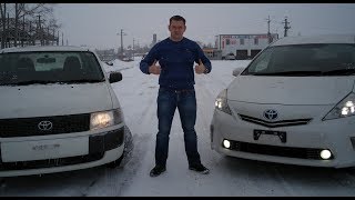 Probox против Prius Alpha, тест-драйв по трассе. 1 часть