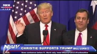 Chris Christie Endorses Trump - FULL PRESS CONFERENCE