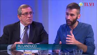 Iru Landucci en tv ( TLV1 )Sobre La Tierra Plana Parte1.