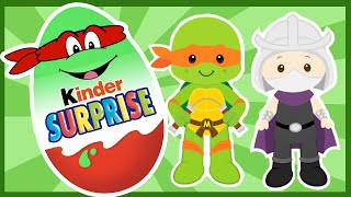 Мультик с киндер сюрпризом Черепашки-ниндзя | Teenage Mutant Ninja Turtles