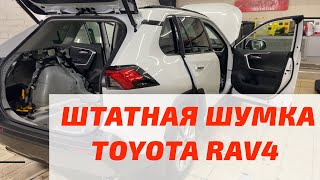 TOYOTA RAV4 2019-2020: ШТАТНАЯ ШУМОИЗОЛЯЦИЯ в НОВОЙ ТОЙОТА РАВ4