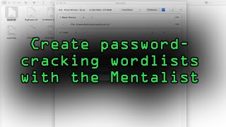 Create Custom Wordlists with the Mentalist for Brute-Forcing [Tutorial]