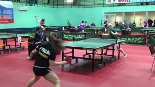 Анна РОССИХИНА - Анастасия ГОЛУБЕВА (Полная версия), Настольный теннис, Table Tennis