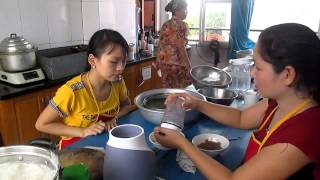 Dạy Nghề Cháo dinh dưỡng, Đoàn Thị Hường, đến từ Đà Nẵng, tại Nữ Công Gia Chánh Thanh Mai, 28 9 2014