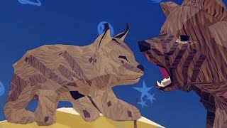 СИМУЛЯТОР ДИКОЙ КОШКИ #22 Мультик игра. Кид стал маленьким котенком рысью #ПУРУМЧАТА
