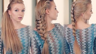 Как сделать 3 ОРИГИНАЛЬНЫЕ причёски самой ! Easy every day hairstyle tutorial