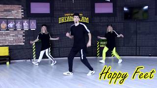 Хип-хоп танцы – школа Dream Team "Урок 7". Базовое движение "Happy Feet"