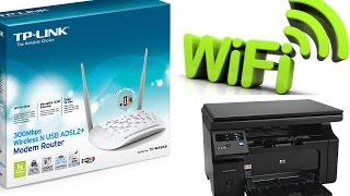 Как настроить принт-сервер на ADSL модеме TP LINK TD-W8968