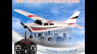WLtoys F949 Cessna 182 2.4G 3 Channel - Review and flight