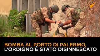 Bomba al porto di Palermo, l'ordigno è stato disinnescato
