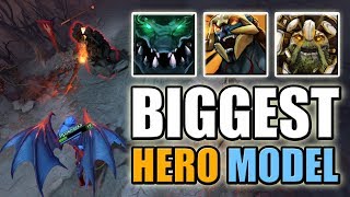 The Biggest Night Stalker Model I've ever seen [Grow + Berserker's Blood] Dota 2 Ability Draft