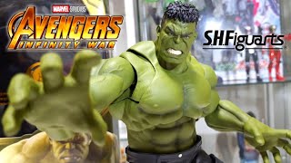 定価8000円越え！S.H.Figuarts ハルクをレビュー！交換用表情パーツ２種類付属品！【アベンジャーズ インフィニティ・ウォー】