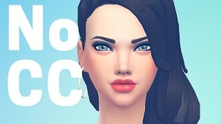 Sims 4 - How to make a PRETTY sim with NO CUSTOM CONTENT!!