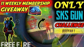 Only Sks Challenge- 11 weekly Membership Giveaway- Romeo Free Fire?