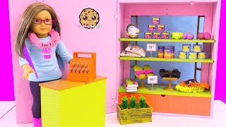 American Girl Hawaiian Store Market - Doll Shopping Toy Video Cookie Swirl