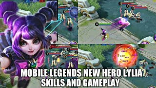 MOBILE LEGENDS NEW HERO LYLIA • LITTLE WITCH GAMEPLAY • MOBILE LEGENDS