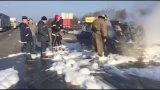 На трасі Київ-Чоп у Житомирській області загорівся автомобіль - Житомир.info