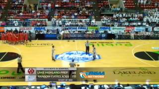2013 FHSAA Class 4A Boys Basketball Semifinal- Lake Highland Prep vs Ransom Everglades