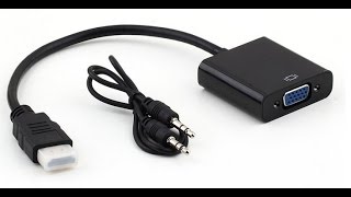 Konwerter Adapter HDMI do VGA + Audio / Dekoder DVB-T