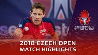 Robert Gardos vs Adrian Crisan | 2018 Czech Open Highlights (Pre)