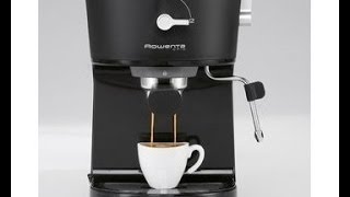 Эспрессо капуччино кофеварка Rowenta. Видеообзор тест-драйва.