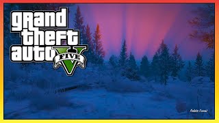 GTA 5 Online - SECRET "Northern Lights/Aurora Borealis" Feature! - Red Sky Effect! (GTA V)
