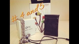 Браслет из нержавеющей стали и наушники Awei ES900i с магазина AliExpress (№4,5)