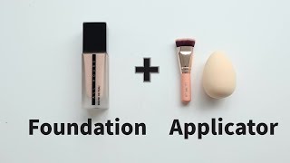 파운데이션과 도구 궁합 한방에 정리/파운데이션 추천-FONUDATION, APPLICATOR