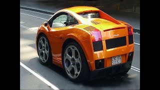 kid drives the new mini lamborghini..