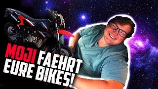 MOJI FÄHRT EURE BIKES! | 50ER SUPERMOTO