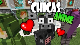 CHICAS EN MINECRAFT - SEXY ANIME CHICAS MOD