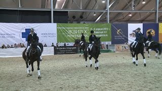 Эквирос 2014 Котильон на лошадях русской верховой породы всадниц ТСХА