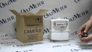 Обзор газового счетчика Самгаз G2,5 RS/2001-2P от интернет магазина GazMeter.com