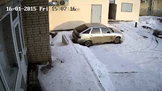 Образец видео с камеры Hikvision HiWatch DS N201 (день)