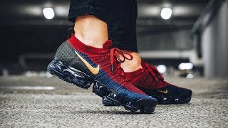 Nike Air Vapormax Flyknit 2 “Team Red/Obsidian“ | ON FEET