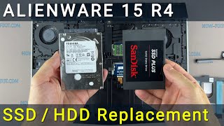 Alienware 15 R4 How to install SSD or Hard Drive replacement