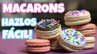 CÓMO HACER MACARONS - FÁCIL Y RÁPIDO! | What The Chic