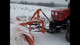 Belarus MTZ 320.4 - odśnieżanie