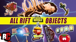 Fortnite | All RIFT Objects Before Season 5 (Portal Locations Before & After Comparison)