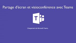 Visioconférence et partage d'écran avec Teams (octobre 2017)
