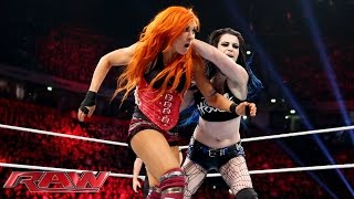 Becky Lynch vs. Paige: Raw, November 9, 2015