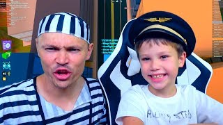 Преступник и Полицейский в  Roblox Jail Brake